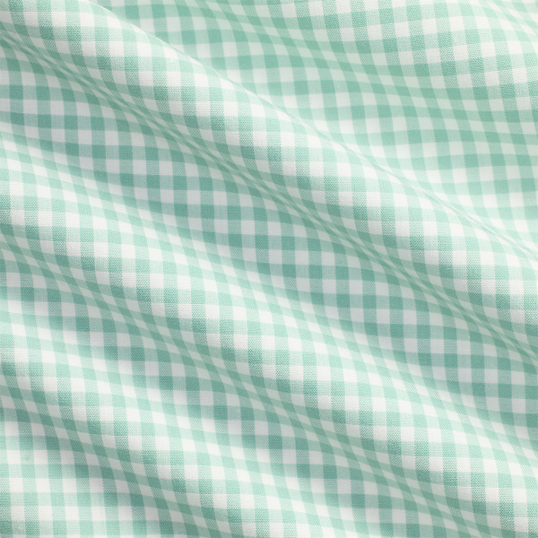 Essex Green White Slim Fit Gingham Stretch Poplin Shirt Polo Ralph Lauren 7