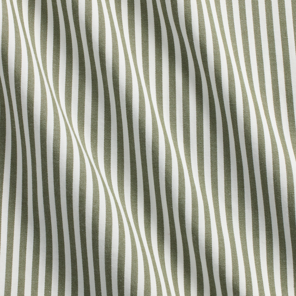 Custom Fit Striped Stretch Poplin Shirt