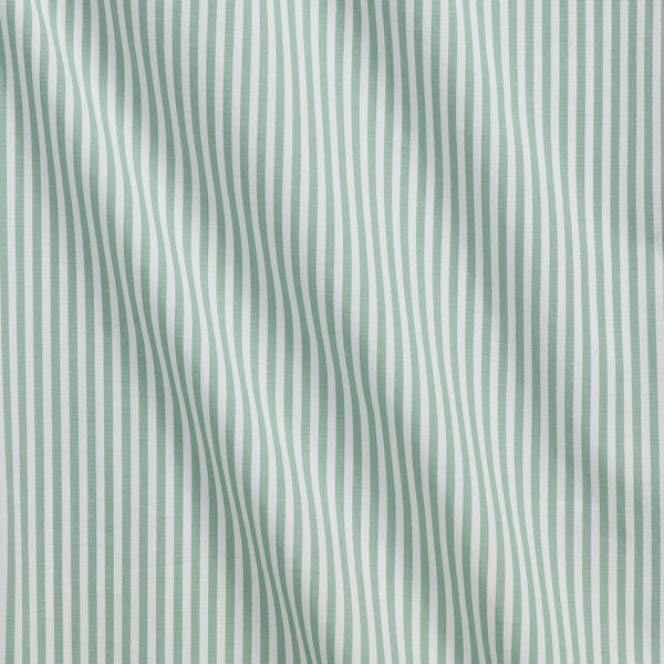 Faded Mint/White Custom Fit Striped Stretch Poplin Shirt Polo Ralph Lauren 7