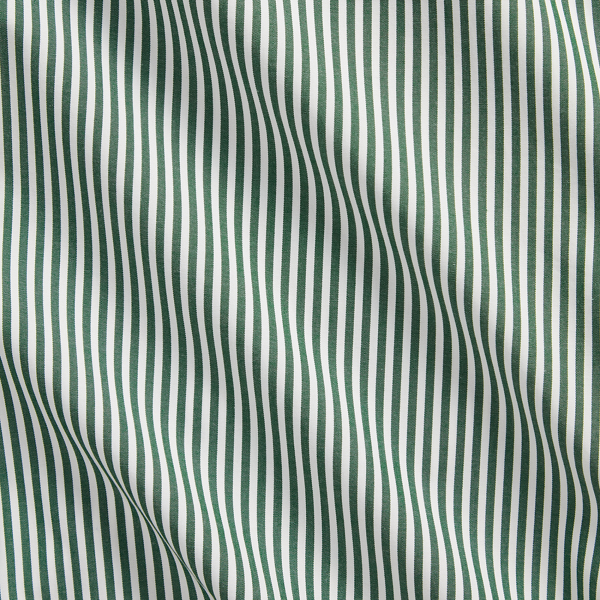 Custom Fit Striped Stretch Poplin Shirt