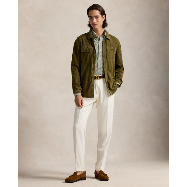 Custom Fit Gingham Stretch Poplin Shirt