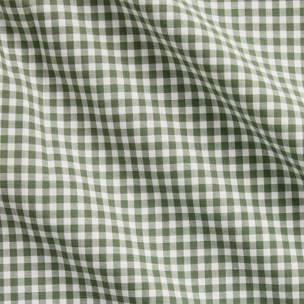 Custom Fit Gingham Stretch Poplin Shirt