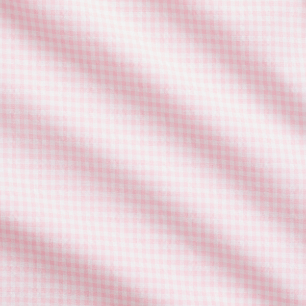 Custom Fit Gingham Stretch Poplin Shirt