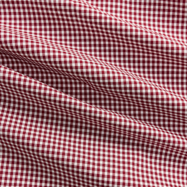Custom Fit Gingham Stretch Poplin Shirt