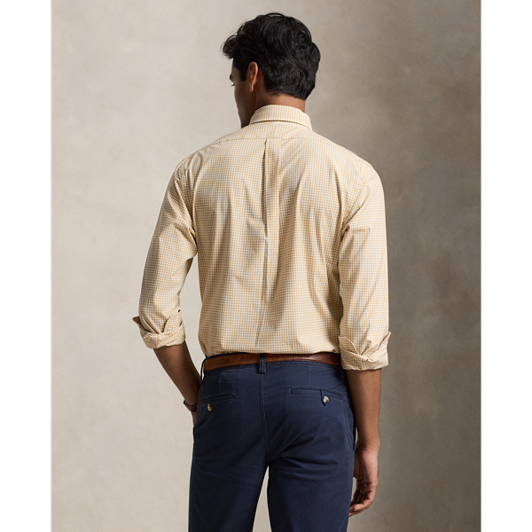 Chemise vichy en popeline Custom Fit