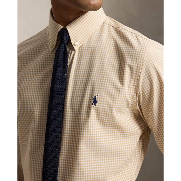 Chemise vichy en popeline Custom Fit