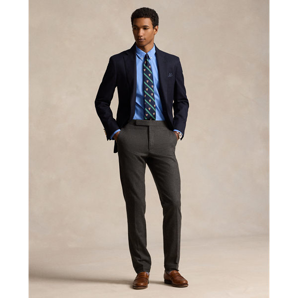 Harbor Island Blue Slim Fit Stretch Poplin Shirt Polo Ralph Lauren 3