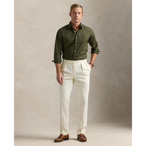Slim Fit Stretch Poplin Shirt 