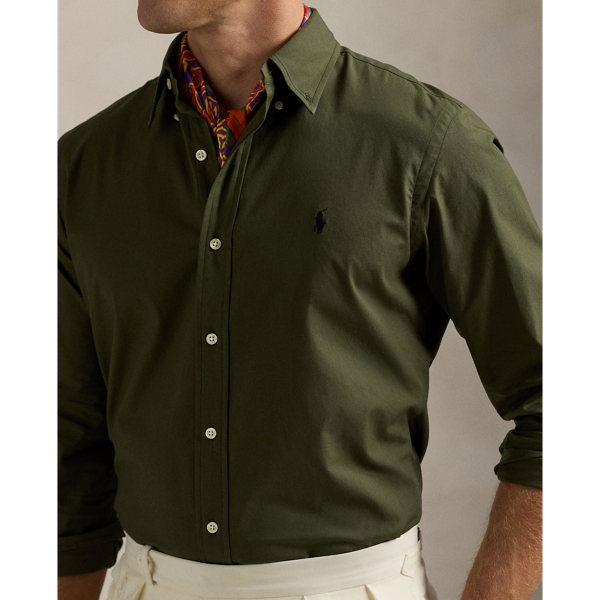 Slim Fit Stretch Poplin Shirt 
