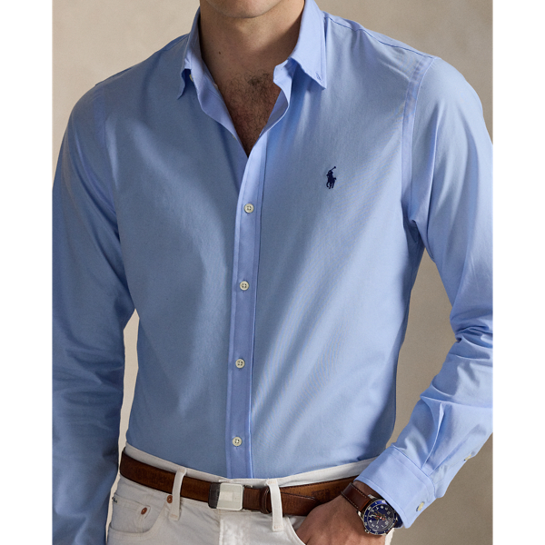 Slim Fit Stretch Poplin Shirt 