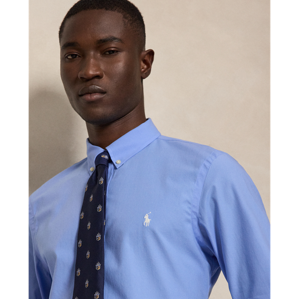 Chemise Slim Fit en&nbsp;popeline stretch Polo Ralph Lauren en Cabana Blue 6