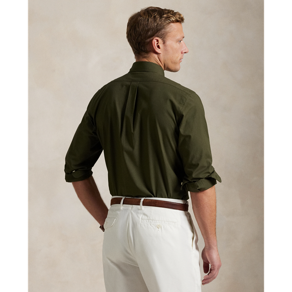 Custom Fit Stretch Poplin Shirt 