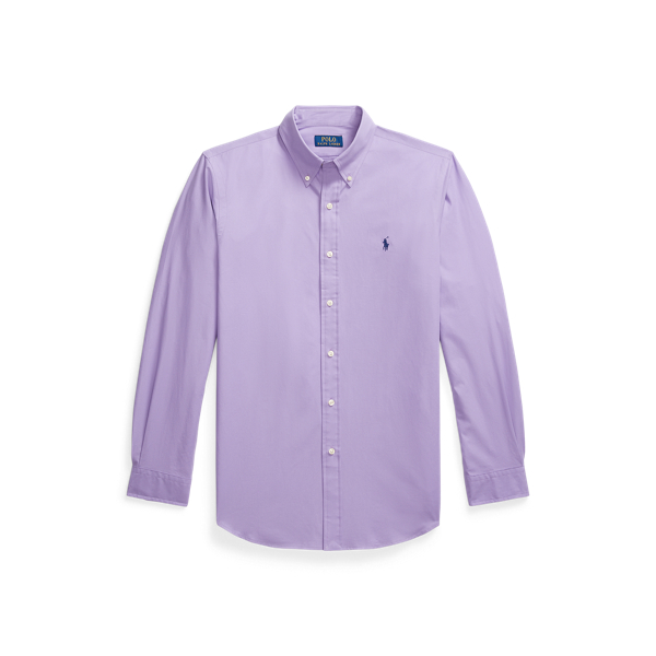 Custom Fit Stretch Poplin Shirt 