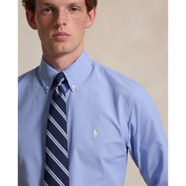 Custom Fit Stretch Poplin Shirt 