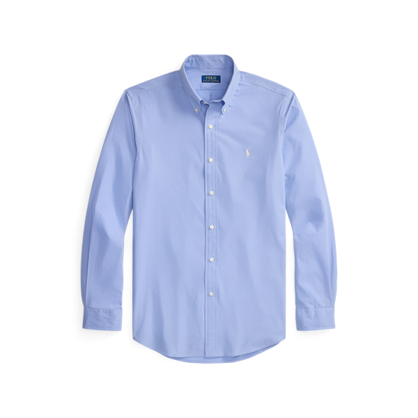 Custom Fit Stretch Poplin Shirt 