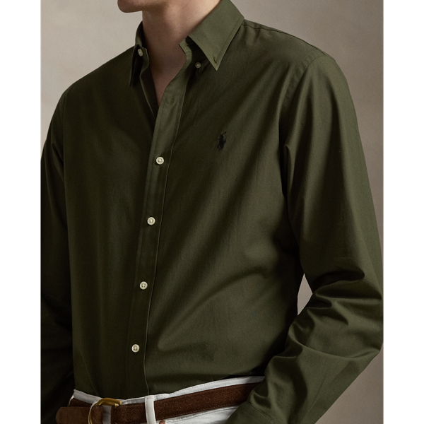 Armadillo Classic Fit Stretch Poplin Shirt Polo Ralph Lauren 6