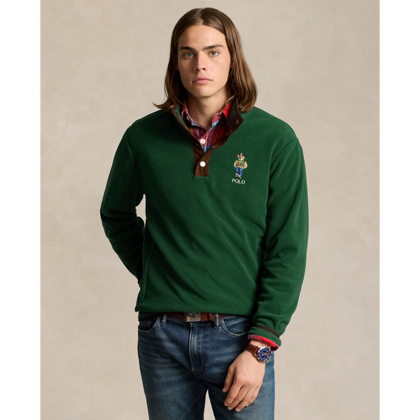 Polo Bear Brushed Fleece Pullover for Men Ralph Lauren PA