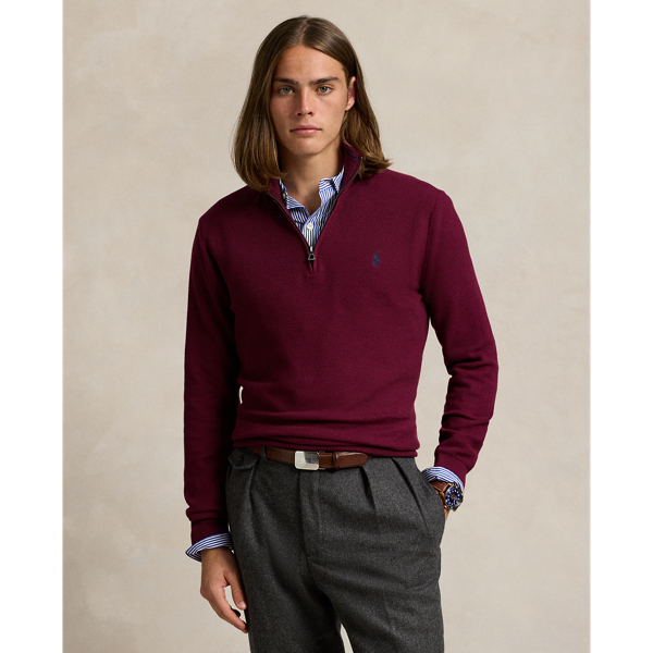 Ralph lauren half zipper sweater hotsell