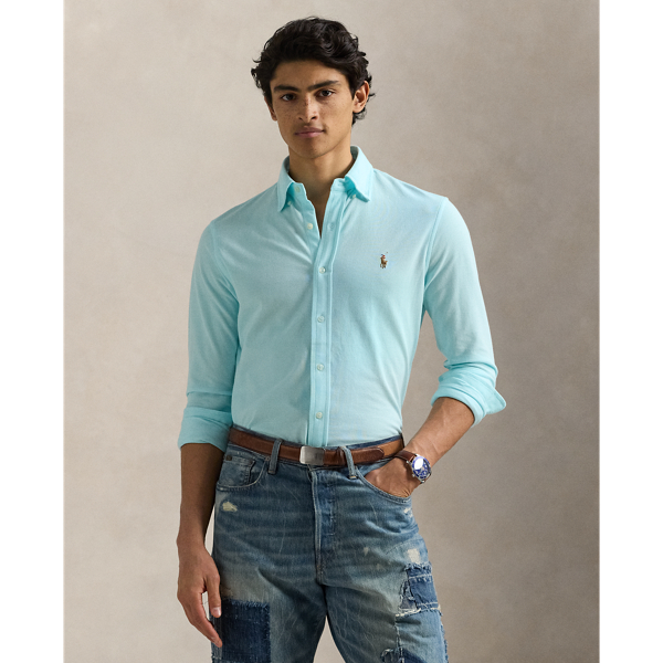 Knit Oxford Shirt for Men | Ralph Lauren® IN