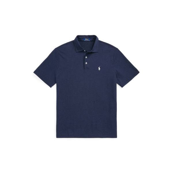 Classic Fit Cotton-Linen Mesh Polo Shirt