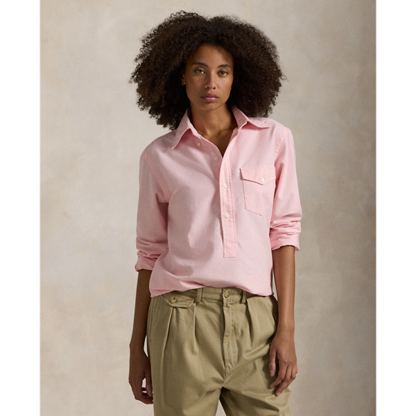 Classic Fit Oxford Popover Shirt