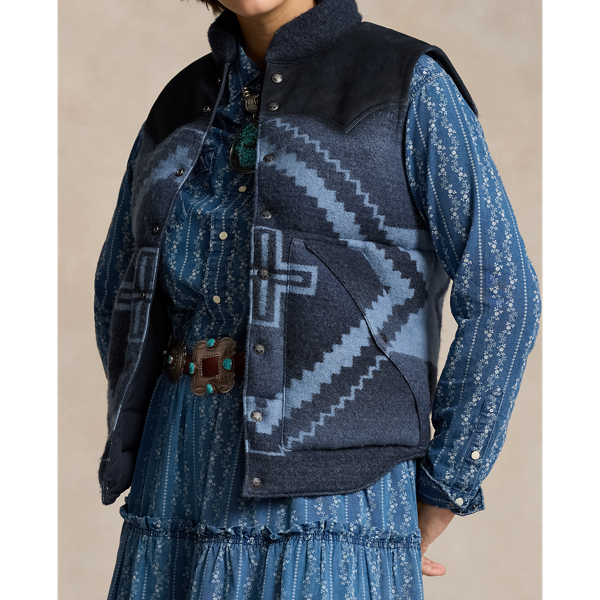 Denim Dazzlin Darlin PRL x Naiomi Glasses Down Gilet Polo Ralph Lauren 9