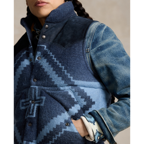 Denim Dazzlin Darlin PRL x Naiomi Glasses Down Gilet Polo Ralph Lauren 10