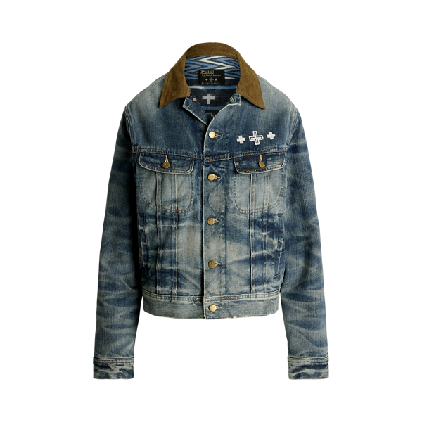 Polo jean jacket mens best sale