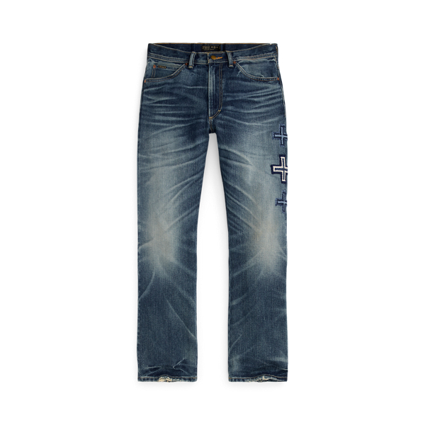 Ralph lauren embroidered jeans hotsell