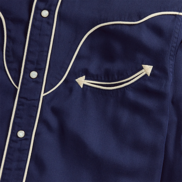Newport Navy PRL x Naiomi Glasses Western Shirt Polo Ralph Lauren 11