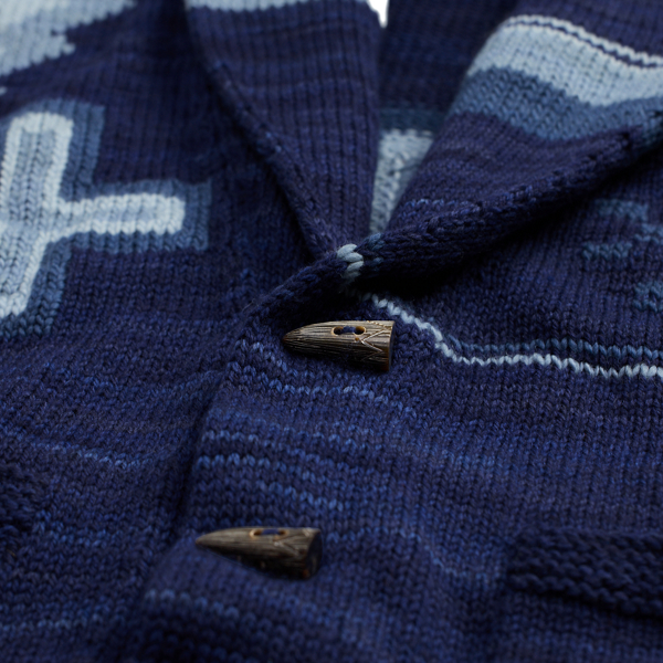 Navy Multi Combo PRL x Naiomi Glasses Wrap Cardigan Polo Ralph Lauren 12