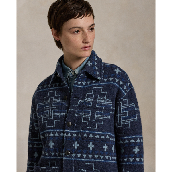 Navy Combo PRL x Naiomi Glasses Wool Jacket Polo Ralph Lauren 9