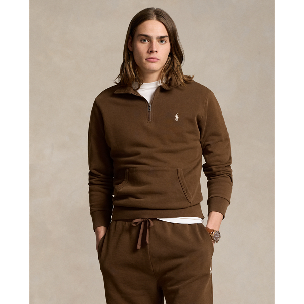 Loopback Fleece Quarter Zip Sweatshirt for Men Ralph Lauren CH