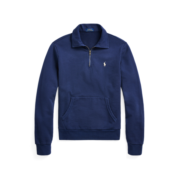 Crest Fleece Collared Sweatshirt