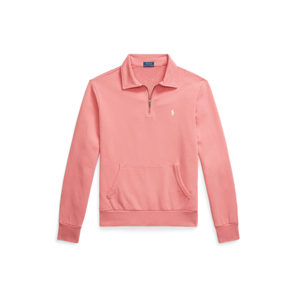Loopback Fleece Quarter-Zip Sweatshirt for Men | Ralph