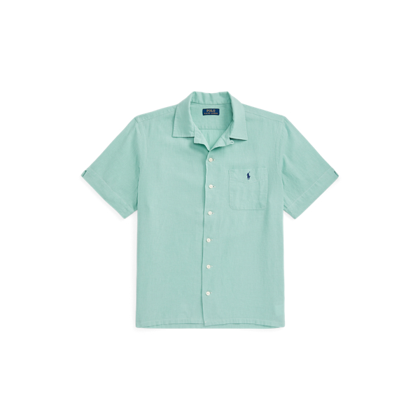 Classic Fit Linen-Cotton Camp Shirt Polo Ralph Lauren 1