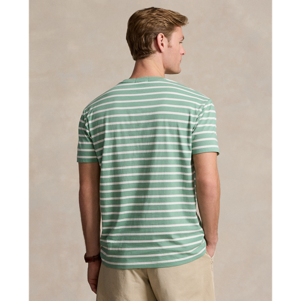 Faded Mint/Nevis Classic Fit Striped Jersey T-Shirt Polo Ralph Lauren 5