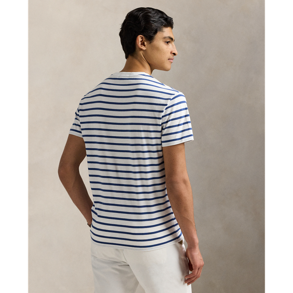メンズウェア POLO GOLF RALPH LAUREN stripe t-shirt Polo Ralph Lauren Cotton Striped T-Shirts for Men for sale