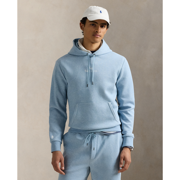 Modern Blue Heather Doppellagige Kapuzenjacke mit Logo Polo Ralph Lauren 1