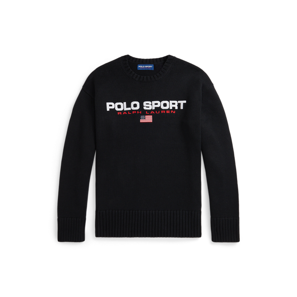 Big-Fit Baumwollpullover Polo Sport