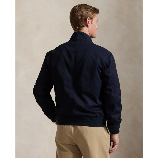 College Navy Twill Jacket Polo Ralph Lauren 5