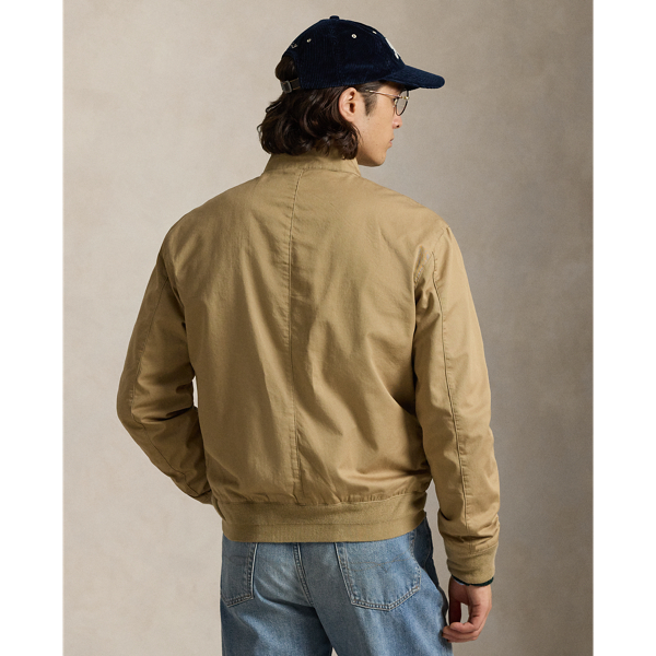 Cafe Tan / Navy Twill Jacket Polo Ralph Lauren 5