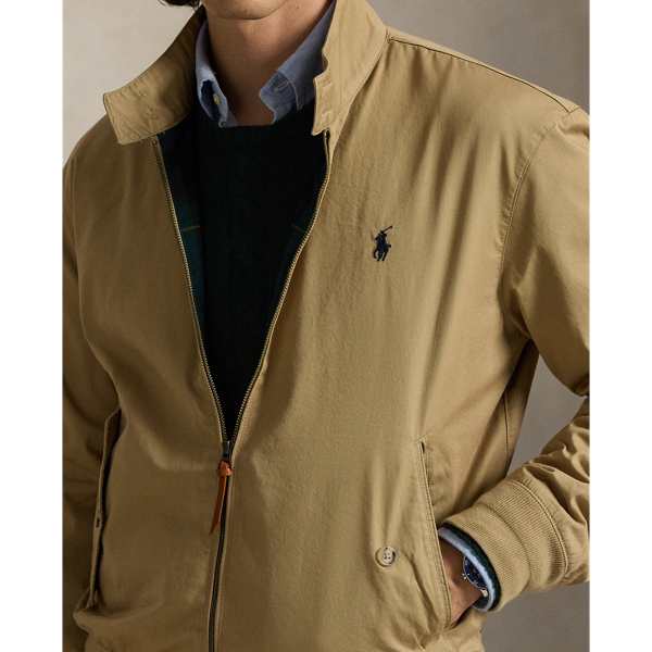 Cafe Tan / Navy Twill Jacket Polo Ralph Lauren 6