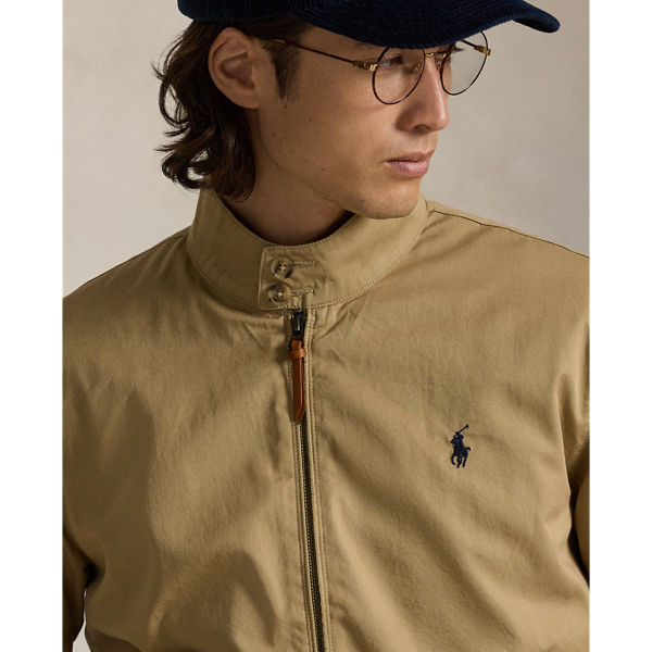 Cafe Tan / Navy Twill Jacket Polo Ralph Lauren 7