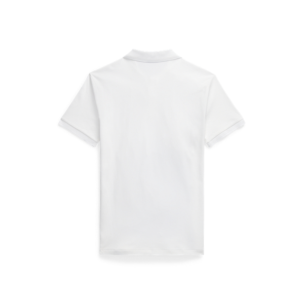 Polo en coton doux coupe ajust&eacute;e Polo Ralph Lauren en Blanc 2