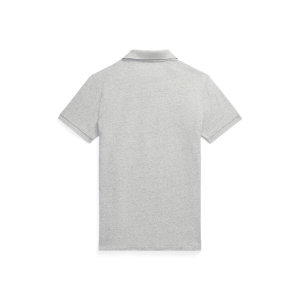 Custom-Slim-Fit Piqu&eacute;-Poloshirt Polo Ralph Lauren in Lawrence-Grau meliert 2