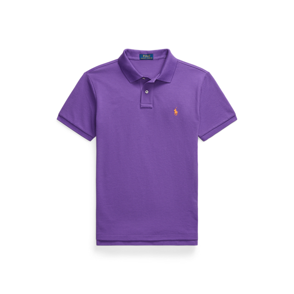 Custom slim fit mesh Polo-shirt