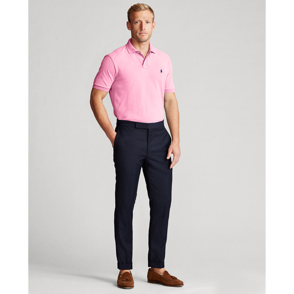 Custom-Slim-Fit Piqu&eacute;-Poloshirt Polo Ralph Lauren in Carmel-Rosa 3