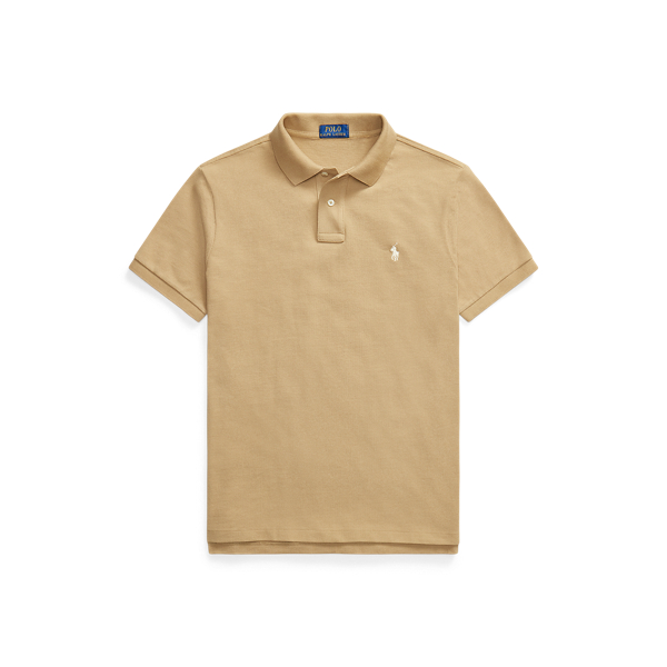 Custom Slim Fit Mesh Polo Shirt