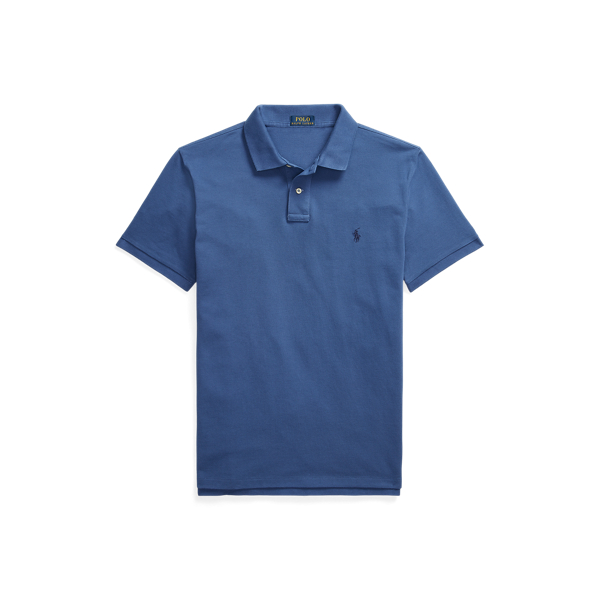 Custom Slim Fit Mesh Polo Shirt